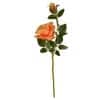 Umelá kvetina Čajová ruža oranžová, 47 cm - Image 1