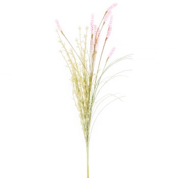 Umelé lúčne kvetiny levanduľa 56 cm, ružová