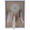 Závesná dekorácia Dream catcher biela, 34 x 24 cm - Image 1