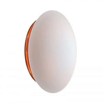Nástenné LED svietidlo Bis IP44 oranžová základňa