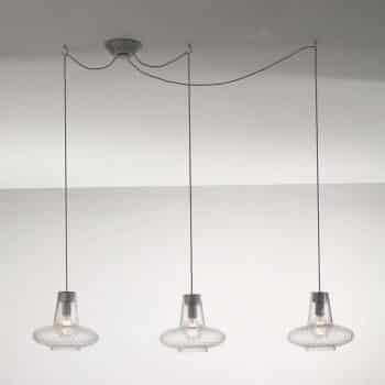 Sklenená závesná lampa Giulietta, priehľadná - Image 2