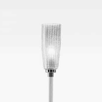 Stojaca lampa Perle 154 cm, tienidlo priehľadné - Image 2