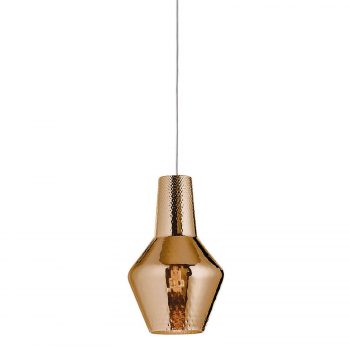 Závesná lampa Romeo 130 cm bronzová metalická - Image 2