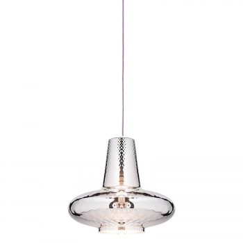 Závesná lampa Giulietta 130cm strieborná metalická - Image 2