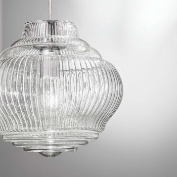 Závesná lampa Bonnie 130 cm priehľadná - Image 2