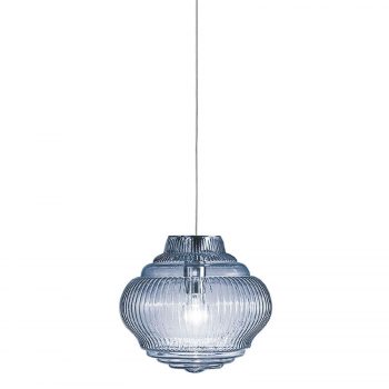 Závesná lampa Bonnie 130 cm svetlomodrá - Image 2