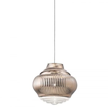 Závesná lampa Bonnie 130 cm ružovozlatá metalická - Image 2
