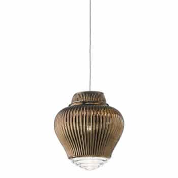 Závesná lampa Clyde 130 cm bronzová metalická - Image 2
