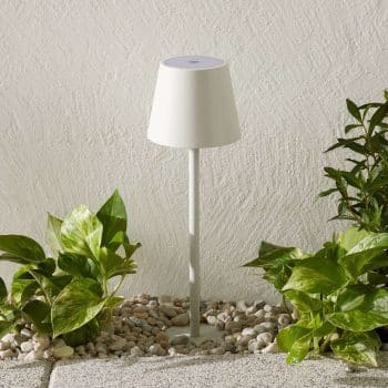 LED svetlo s hrotom do zeme Poldina biele 60 cm