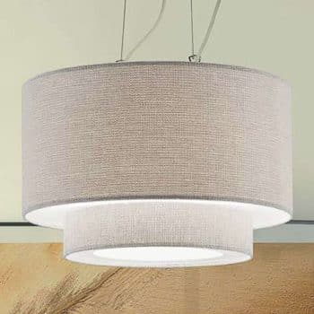 Závesná lampa Morfeo textilné tienidlo na lampu - Image 2