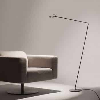 Stojaca LED lampa Basica 930 H s konzolou striebro - Image 2