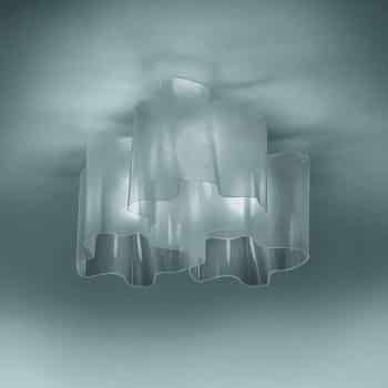Stropné svietidlo Artemide Logico 120° 66x66 sivé - Image 2