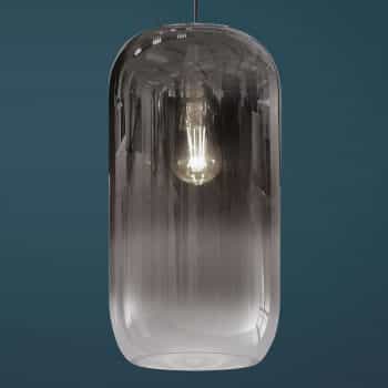 Sklenená závesná lampa Artemide Gople, striebro - Image 2