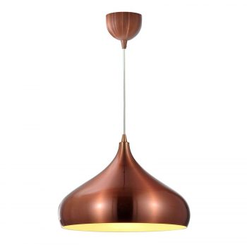 Medená závesná lampa Norma z kovu - Image 2