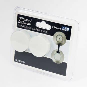 Sada 3 zapustených LED svetiel Nikas IP44 hliník - Image 2