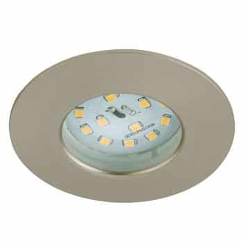Felia – zapustené LED svetlo IP44, matný nikel - Image 2