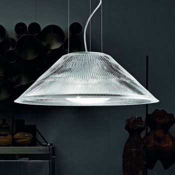 LED závesné svietidlo Corolla tienidlo 50 cm