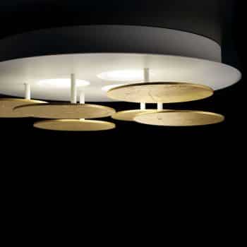 Nuvola – pozlátené stropné LED svietidlo - Image 2