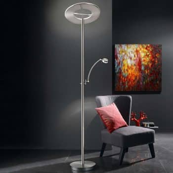 Stropné LED svietidlo Monza B-sv., matný nikel