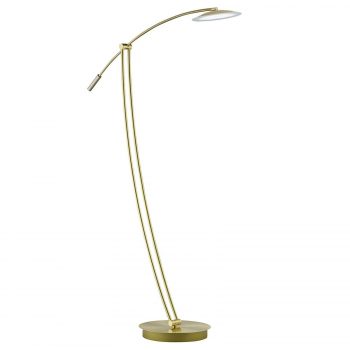 B–sv Ohio stojaca LED lampa mosadz matná/leštená