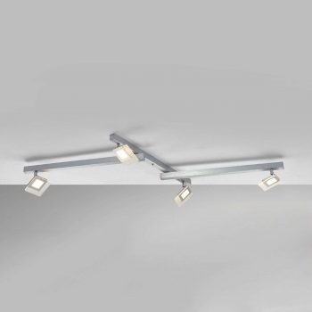 Bopp Line stropné LED svetlo 4-plameňové