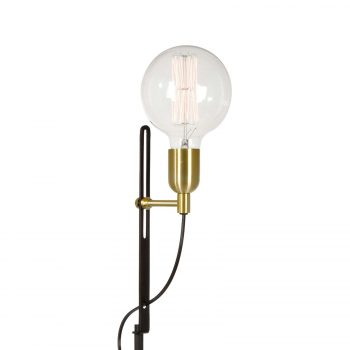 Stojaca lampa Regal čierna/mosadz - Image 2