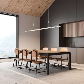 BANKAMP L-lightLINE závesné LED šampanské