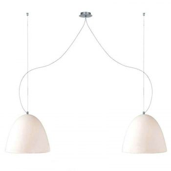 Casablanca Bell – závesná lampa piesok 21 cm 2-pl - Image 2