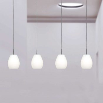 Casablanca Bagan – štvor-plameňová závesná lampa