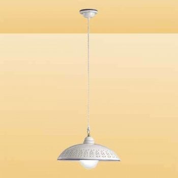 Biela závesná lampa SFILATA z keramiky - Image 2