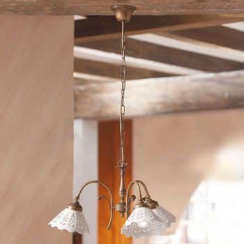 Závesná lampa Semino keramické tienidlá, 3-pl. - Image 2