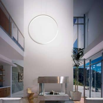 Cini&Nils Assolo biele stropné LED svietidlo 70 cm - Image 2
