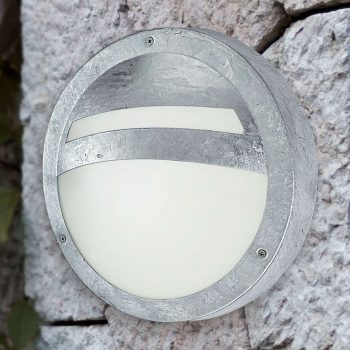 Okrúhle vonkajšie svetlo SEVILLA oceľ pozinkované