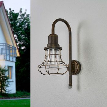 Starožitné svetlo Bird pre exteriér so snímačom
