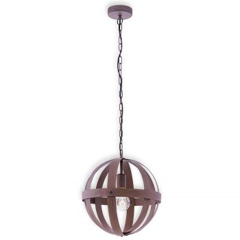 Kovová závesná lampa Westbury hrdzavý vzhľad - Image 2