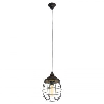Rustikálne navrhnutá závesná lampa Bampton - Image 2