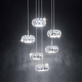 Závesné LED svietidlo Corliano 6-pl. - Image 2