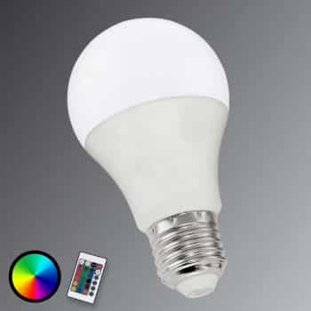 E27 6W 830 LED žiarovka RGB matná