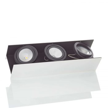 Troj-plameňové stropné LED svietidlo Vidago - Image 2