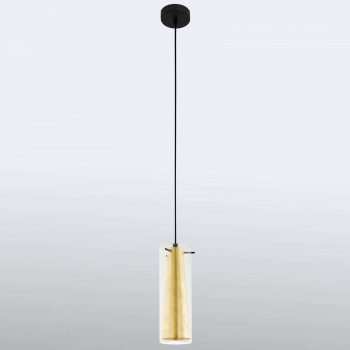 Závesná lampa Pinto zlatá 1-plameňová - Image 2