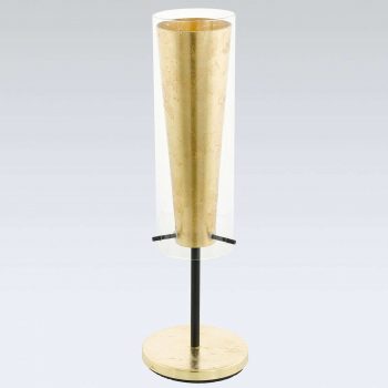 Stolná lampa Pinto zlatá