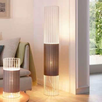 Stojaca lampa Norumbega s klietkovým tienidlom - Image 2