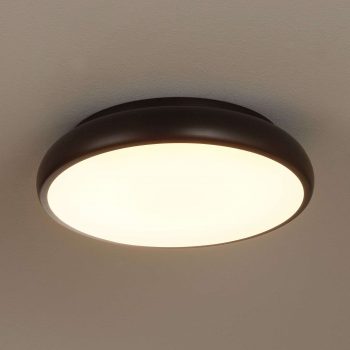 EGLO connect Riodeva-C stropné LED svetlo čierne