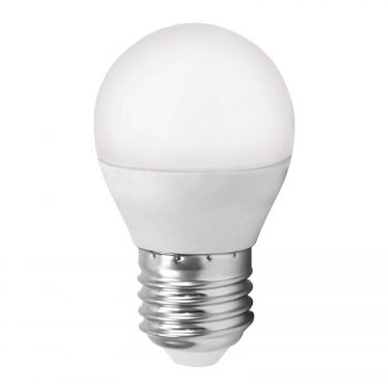 LED žiarovka E27 G45 4W MiniGlobe, teplá biela