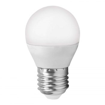 LED žiarovka E27 G45 4W MiniGlobe, teplá biela 2ks
