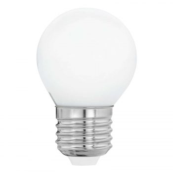 LED žiarovka E27 G45 4W teplá biela, opál