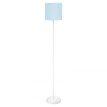 Stojaca lampa Pasteri-P biela textil svetlomodrá - Image 2