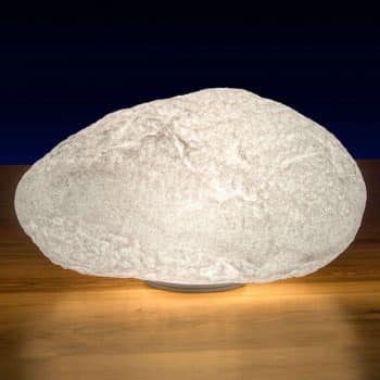 Granitové kamenné LED svetlo s batériou, 27 cm
