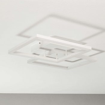 Moderné stropné LED svietidlo Bard v bielej - Image 2