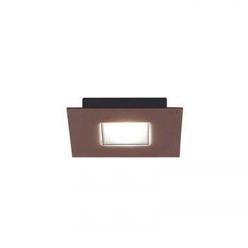 Fabbian Quarter hnedé stropné LED svetlo 2-pl. - Image 2